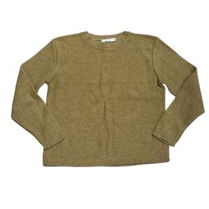 Erik Stewart Tan Knit Sweater 100% cotton